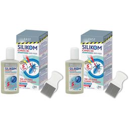 Silikom Once Shampooing | Anti-Poux et Lentes | Peigne à Poux Gratuit