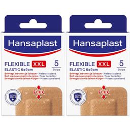 Hansaplast Pansement élastique extra flexible en tissu XXL | Idéal pour les articulations