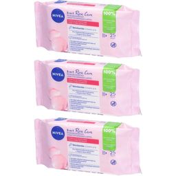 Nivea Lingettes Démaquillantes Micellaires à l'Eau de Rose BIO