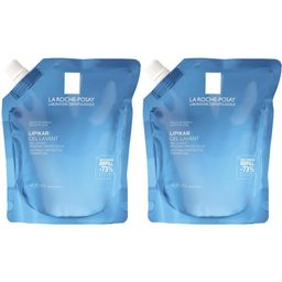 La Roche-Posay Lipikar Gel Lavant Recharge | Pour les peaux sensibles et sèches | Beurre de Karité et Niacinamide