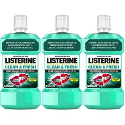 Listerine® Clean & Fresh Zonder Alcohol | Mondwater