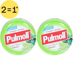 Pulmoll® Bonbons Citron Vert-Menthe + Vitamine C | 2=1*