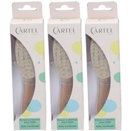 CARTEL Brosse à cheveux pour bébé | Bois