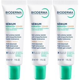 Bioderma Sébium Kerato+ Cover Gel-Crème Teinté Anti-Imperfections Haute Tolérance Medium