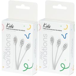 MyVariations Pack 3 Opzetborstels - Kids - White