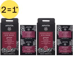Apivita Beauty Express Masque Yeux Anti-Rides avec Raisin | 2=1*