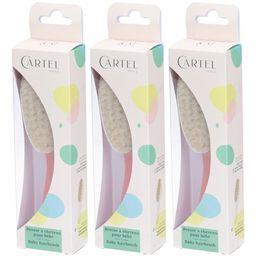 CARTEL Brosse à cheveux pour bébé | Rose