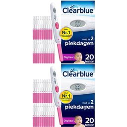 Clearblue Ovulatietest Digitaal kit | 1 digitale houder en 20 testen