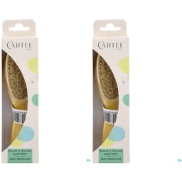 Cartel Brosse Cheveux Bébé Jaune