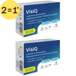 VisiQ | Luteïne & Zeaxanthine | Tegen vermoeide ogen & blauw licht | 2=1*
