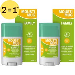 Moustimug Family 20% DEET Stick | 2=1*