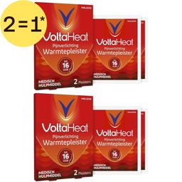 VoltaHeat Warmtepleister voor Pijnverlichting & Gespannen Spieren, 16uur* | 2=1*