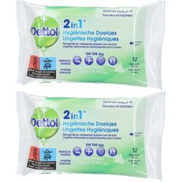 Dettol 2-in-1 Hygiënische Doekjes