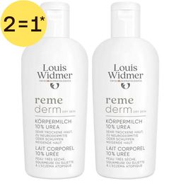 Louis Widmer Remederm Dry Skin Lait corporel 10 % Urée Légèrement Parfumé | 2=1*