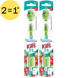 Sensodyne Proglasur Kids zachte kindertandenborstel | Zachte en effectieve reiniging 3-6 jaar | 2=1*
