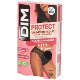 DIM Menstruatieslipje - Zwart - Zeer zware menstruatie - Maat 48-50