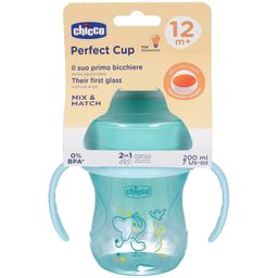 Chicco Perfect Beker 200 ml 12m+ - Lekvrije drinkbeker - Blauw