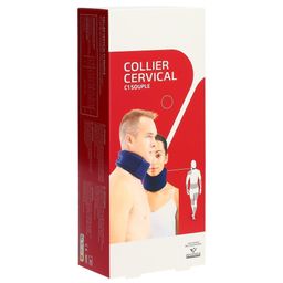 Gibaud collier cervical C1 7,5 cm taille 3 souple 41–46 cm