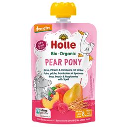 HOLLE Pear Pony - Drinkfles met peren-, perzik-, frambozen- en speltaroma