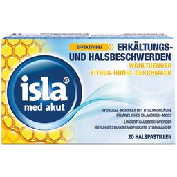 Isla® Med Akut Pastilles pour la Gorge Agrumes - Miel