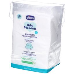 Chicco Baby Moments Katoen Zachte Vierkantjes 100% Puur Katoen