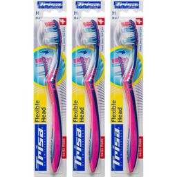 TRISA Brosse à dents dure à tête flexible
