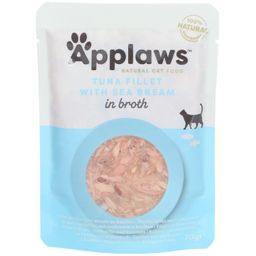 APPLAWS Natvoer voor katten met tonijn en zeebrasem