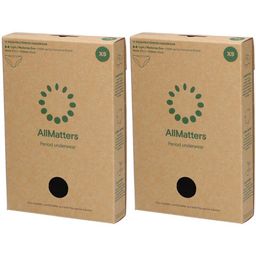 ALLMATERS Menstruatieslip Maat XS - Lichte tot gemiddelde vloei - Zwart