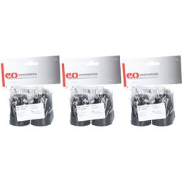 OSSENBERG Krückenkapsel 19mm schwarz 1 Paar x3