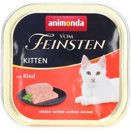 Animonda Vom Feinsten Natvoer voor kittens op basis van rundvlees