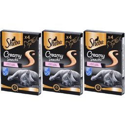 Sheba Creamy Snacks – Lekkernijen met zalm voor katten