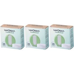 LastObject 7 herbruikbare make-up pads met groen etui