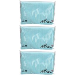 ELSA Taie d'oreiller 50 x 9 cm velours Bleu clair