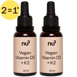 nu3 Vegan Vitamine D + K2 | 2=1*