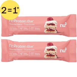 nu3 Fit Protein Bar Witte chocolade - Framboos | 2=1*
