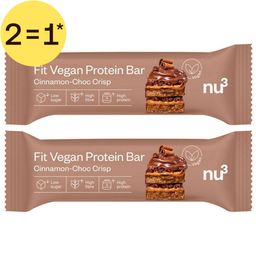nu3 Fit Vegan Protein Bar Kaneel-Choco Crisp | 2=1*