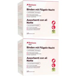 Redcare Fem Serviettes de Nuit avec Ailettes