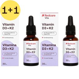 Redcare Vitamine D3 + K2 | 1+1 GRATUIT