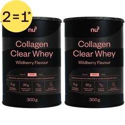 nu3 Collagen Clear Whey Saveur fruits rouges | 2=1*