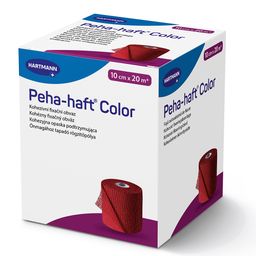 Peha-haft® Color latexvrij 10 cm x 20 m rood