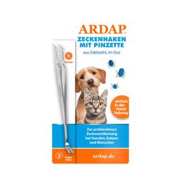 Ardap® Crochet à tiques avec pincette