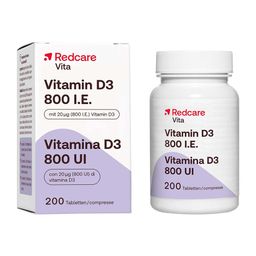 Redcare Vitamine D3 800 I.U.