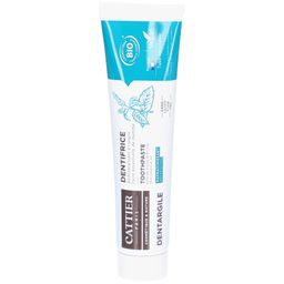 Cattier Dentifrice reminéralisant Argile Menthe Bio