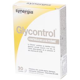 Glycontrol, Comprimé, Complément Alimentaire Actif Sur Le Métabolisme Glucidique, Bt 30