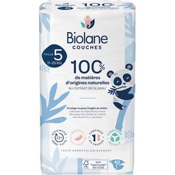 Biolane - Natural Luiers Maat 5 - 12H - Ultra-Absorberend - Geen Lekkage - 40 Stuks