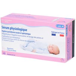 Care + Sérum physiologique stérile- - Hygiène quotidienne nasale et ophtalmique