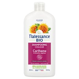 Natessance Organic Saffloer en Keratine Kleur Shampoo voor gekleurd haar