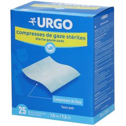 Urgo Steriele gaascompressen 7,5 cm x 7,5 cm