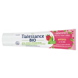Natessance Dentifrice Bio Enfant 6–12 Ans Protection Caries Framboise Menthe