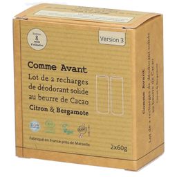 Comme Avant Vaste Deodorant Citroen & Bergamot Set van 2 Navullingen